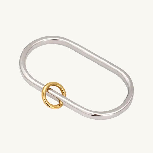 Oval Wire Two Finger Ring