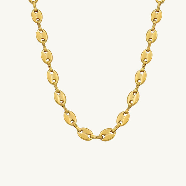 Gold Capsule Link Necklace