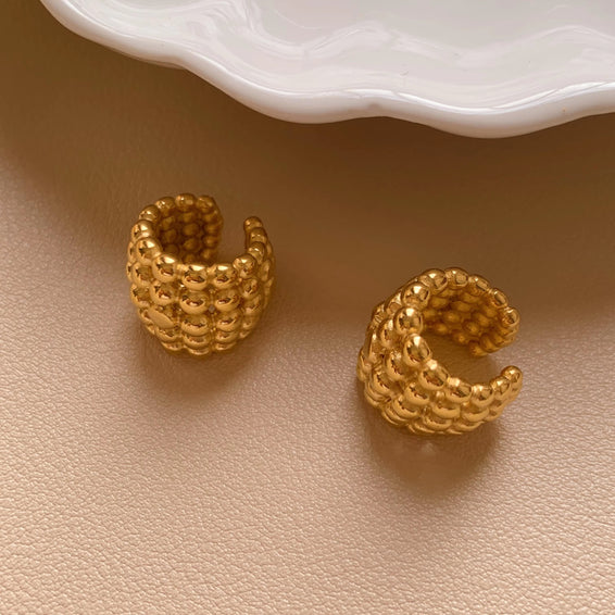 Minimal Golden Cuff Earring