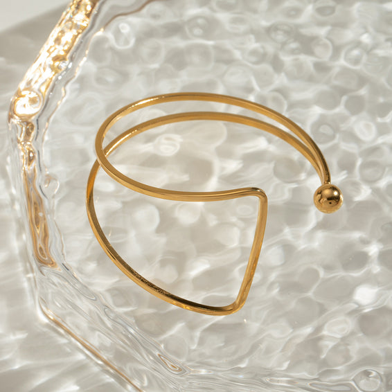 Stylish Triangle Cuff Bracelet