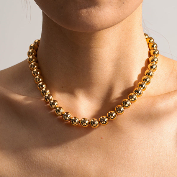 Solid Ball Chain Necklace
