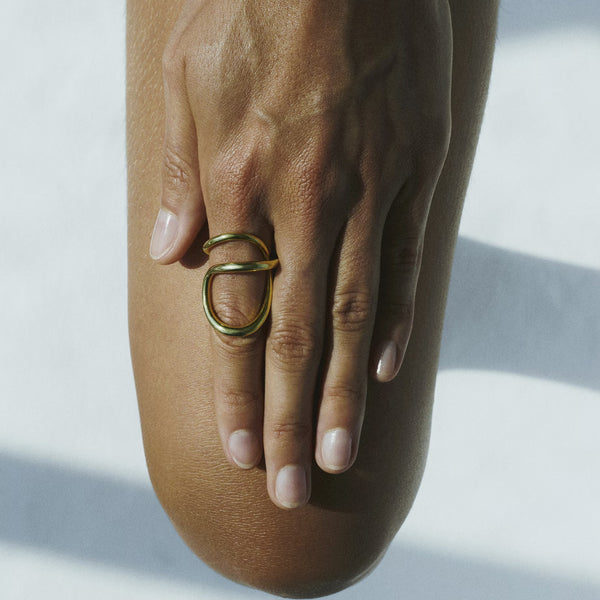 Vintage Loop Cross Ring