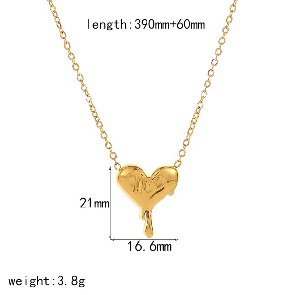 Chic Melting Heart Necklace