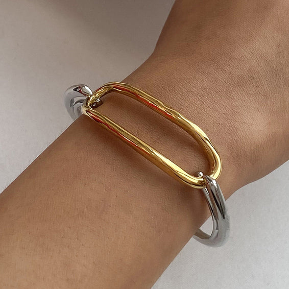 Modern Parallel Link Bracelet