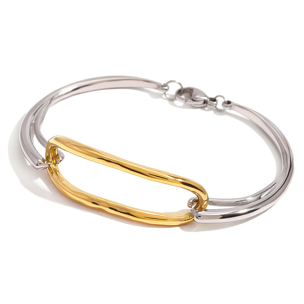 Modern Parallel Link Bracelet