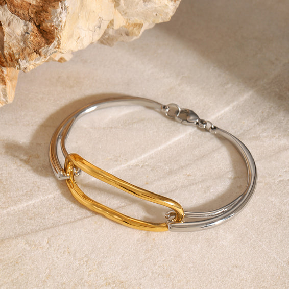 Modern Parallel Link Bracelet