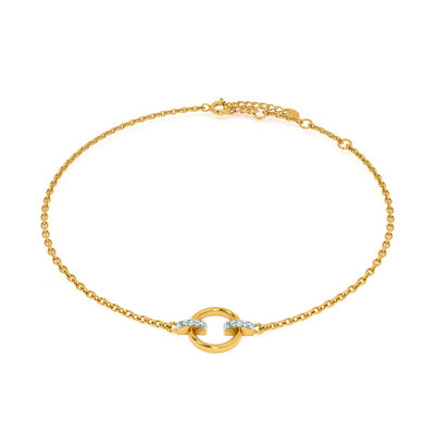Halo Harmony Lab-Grown Diamond Customizable Bracelet
