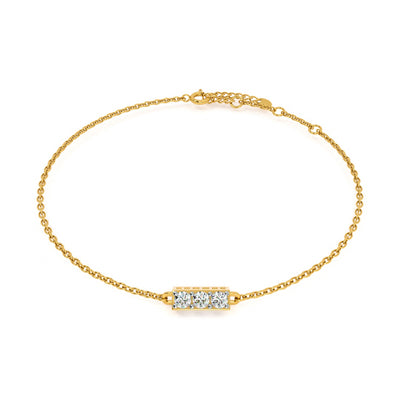 Ivory Ray Lab-Grown Diamond Customizable Bracelet