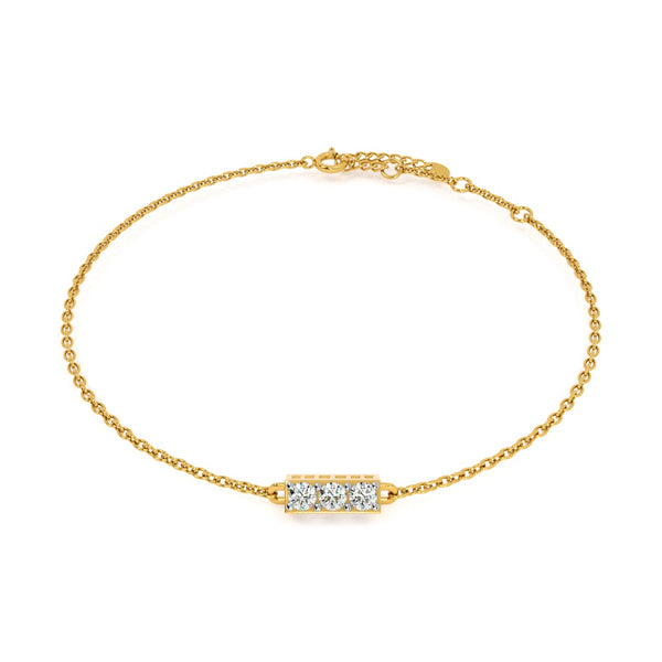 Ivory Ray Lab-Grown Diamond Customizable Bracelet