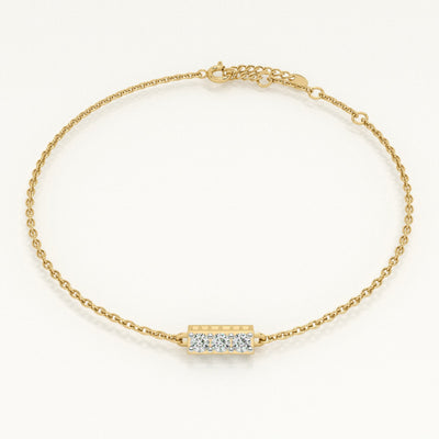 Ivory Ray Lab-Grown Diamond Customizable Bracelet