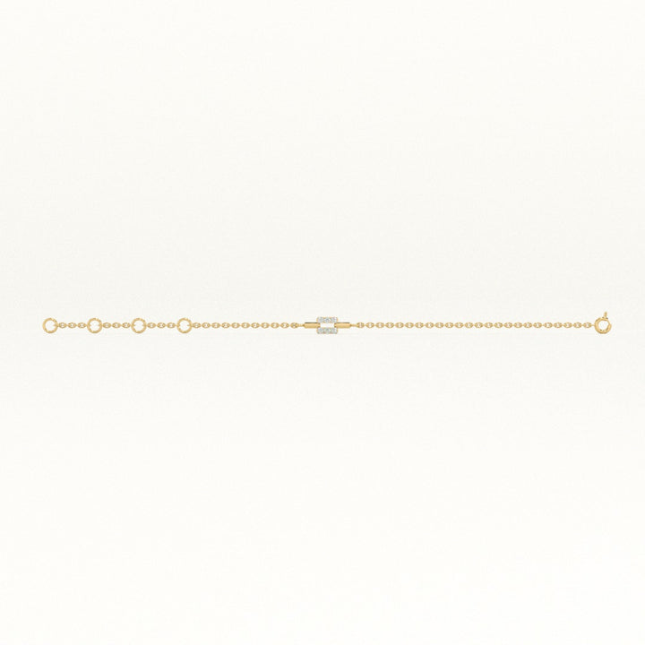 Axis Glow 9KT 0.03 Carat Lab-Grown Diamond Bracelet-4