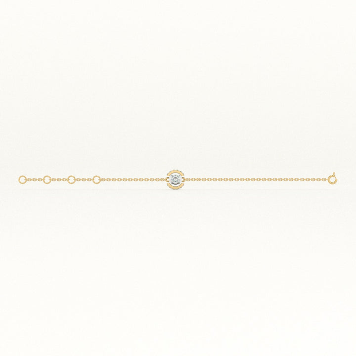 Spark Bar 9KT 0.2 Carat Lab-Grown Diamond Bracelet-4
