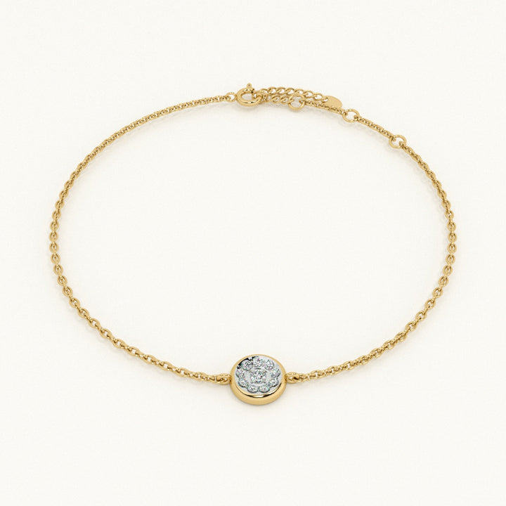 Solstice Spark 9KT 0.05 Carat Lab-Grown Diamond Bracelet-1