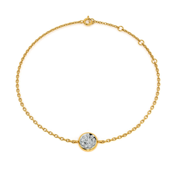 Solstice Spark 9KT Gold Lab Grown Diamond Bracelet