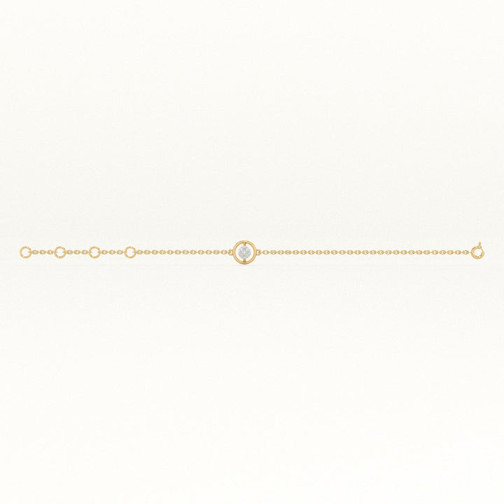 Orba Shine 9KT 0.02 Carat Lab-Grown Diamond Bracelet-4