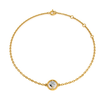 Orba Shine 9KT Gold Lab Grown Diamond Bracelet