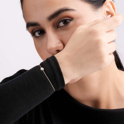 Stella Coin 9KT Gold Lab Grown Diamond Bracelet