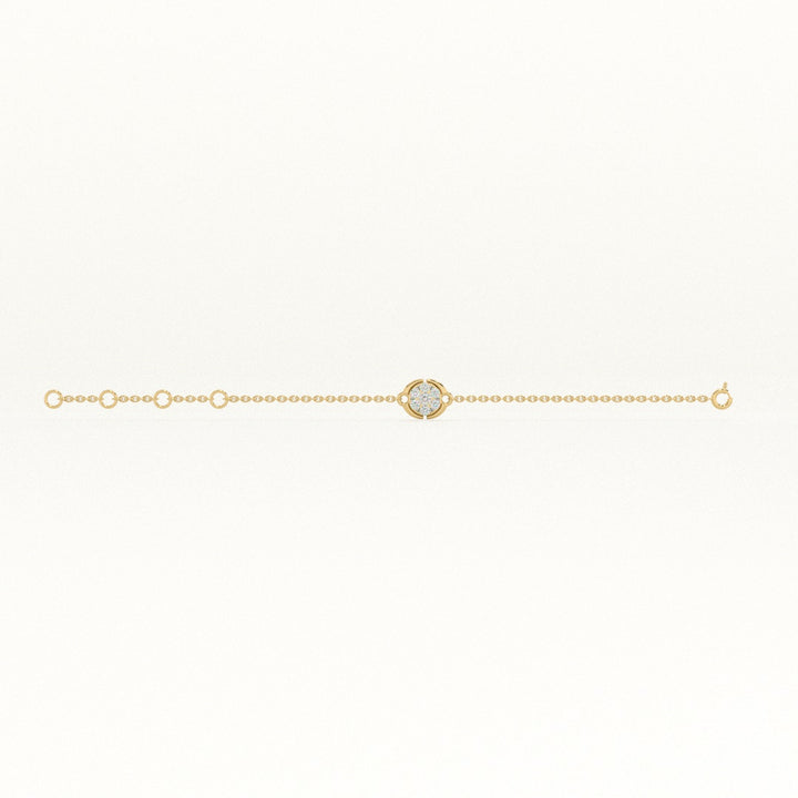 Stella Coin 9KT 0.1 9 Carat Lab-Grow Diamond Bracelet-4