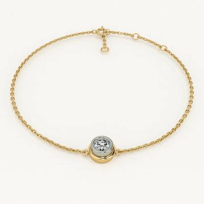 Solo Lab Grown Diamond Customizable Bracelet
