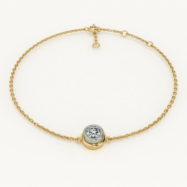Solo Lab Grown Diamond Customizable Bracelet