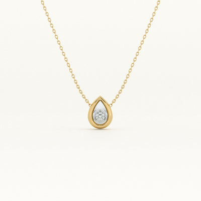 Tear of Light Lab-Grown Diamond Customizable Necklace