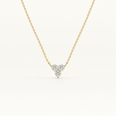 Trinity Glow Lab-Grown Diamond Customizable Necklace