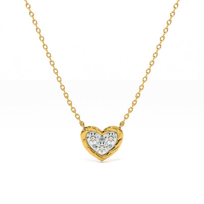 Sweetheart Aura Lab-Grown Diamond Customizable Necklace