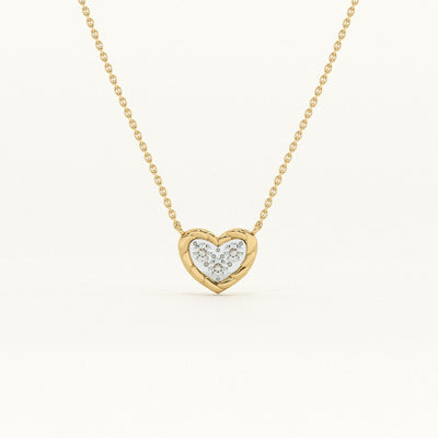 Sweetheart Aura Lab-Grown Diamond Customizable Necklace