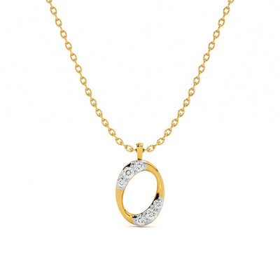 Ecliptica Orbit Lab-Grown Diamond Customizable Necklace