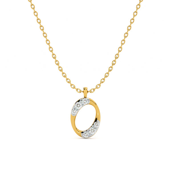 Ecliptica Orbit Lab-Grown Diamond Customizable Necklace