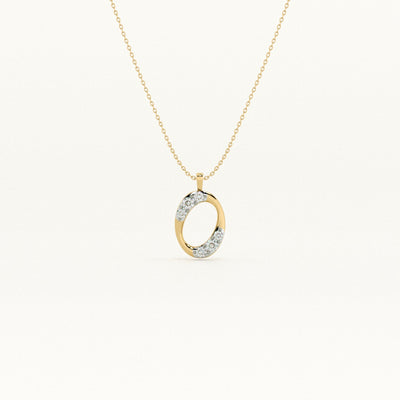 Ecliptica Orbit Lab-Grown Diamond Customizable Necklace