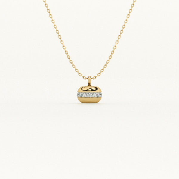Twilight Bell Lab-Grown Diamond Customizable Necklace