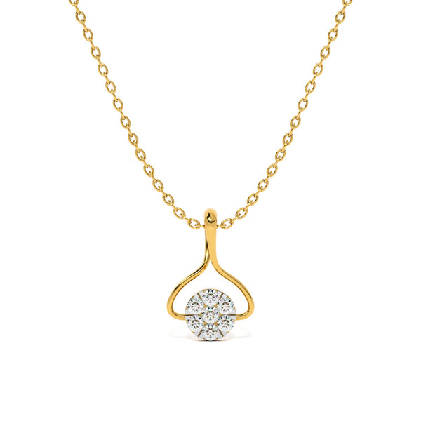 Muse Drop Frame Lab-Grown Diamond Customizable Necklace