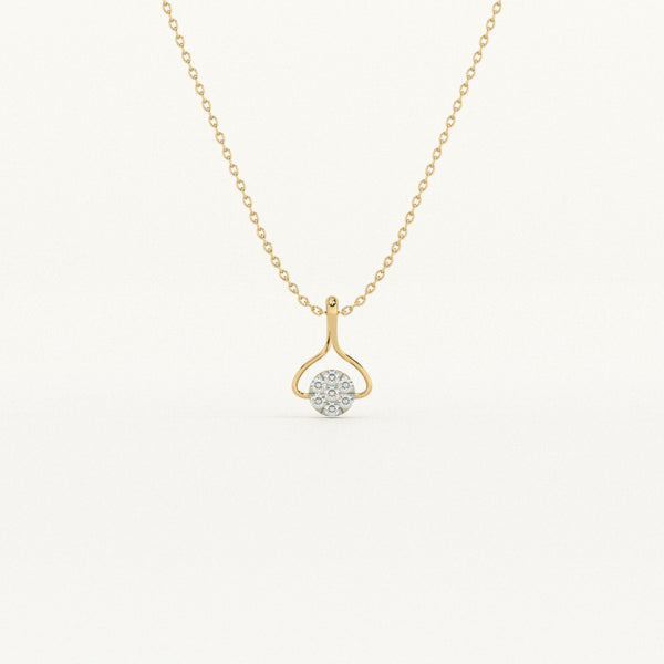 Muse Drop Frame Lab-Grown Diamond Customizable Necklace