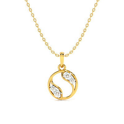 Harmony Loop Circle Lab-Grown Diamond Customizable Necklace