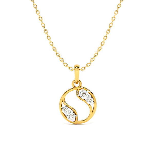Harmony Loop Circle Lab-Grown Diamond Customizable Necklace