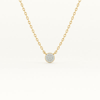 Celeste Cluster Lab Grown Diamond Customizable Necklace