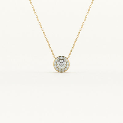 Dazzling Cluster Lab Grown Diamond Customizable Necklace
