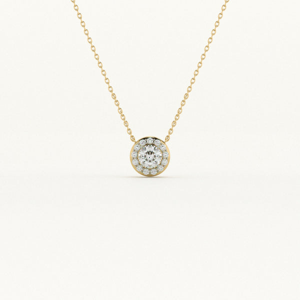 Dazzling Cluster Lab Grown Diamond Customizable Necklace