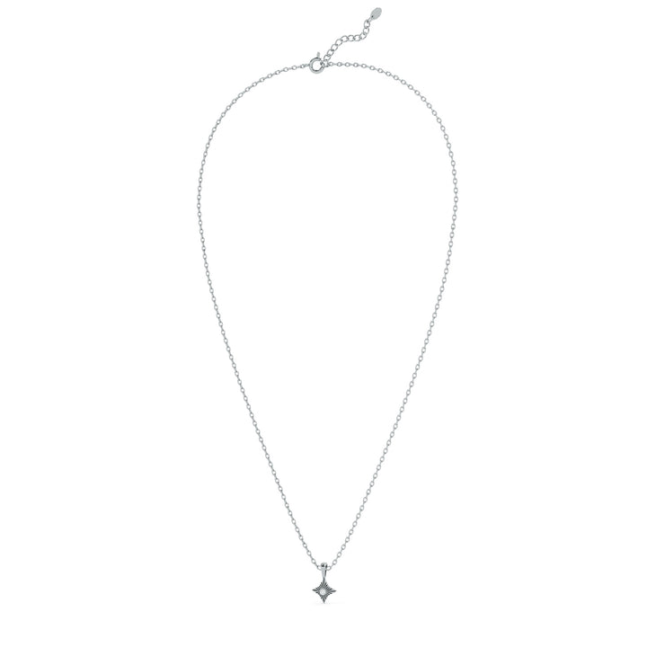 Stellar Bloom 9KT Gold Lab Grown Diamond Pendant - 1