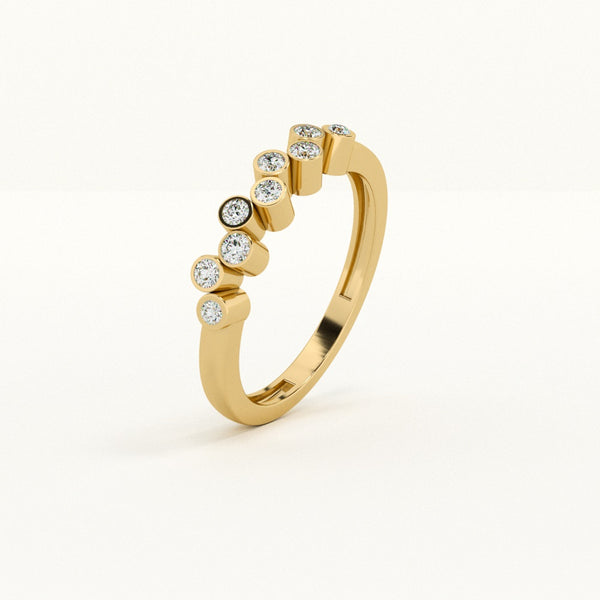 Twinkle Trail 0.08 Carat 9KT Lab-Grown Diamond Ring