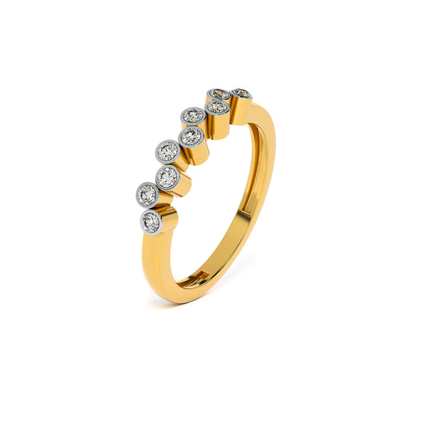Twinkle Trail 9KT Gold Lab Grown Diamond Ring