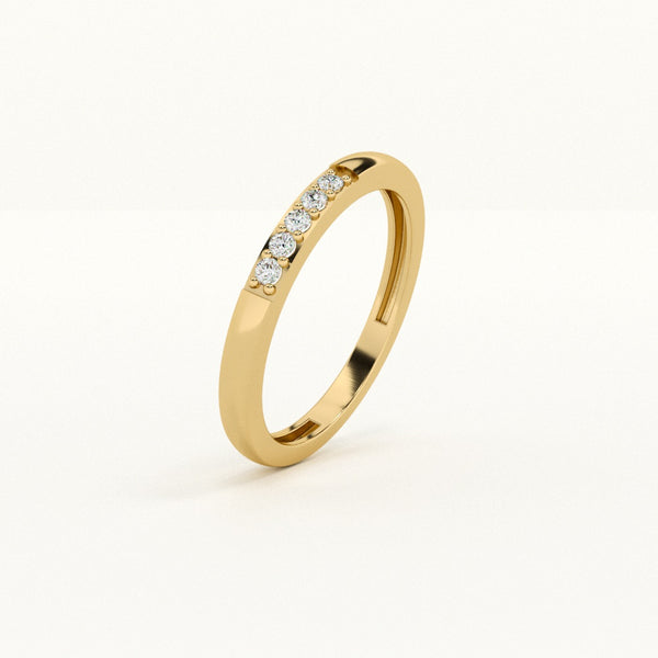 Linear Spark 0.07 Carat 9KT Lab-Grown Diamond Ring