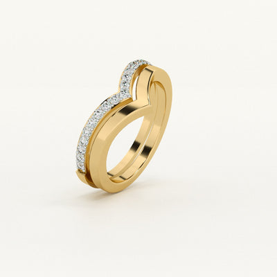 Timeless Duo Lab-Grown Diamond Customizable Ring