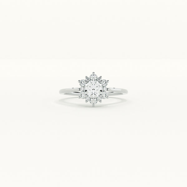 Blooming 925 Silver Romance Ring