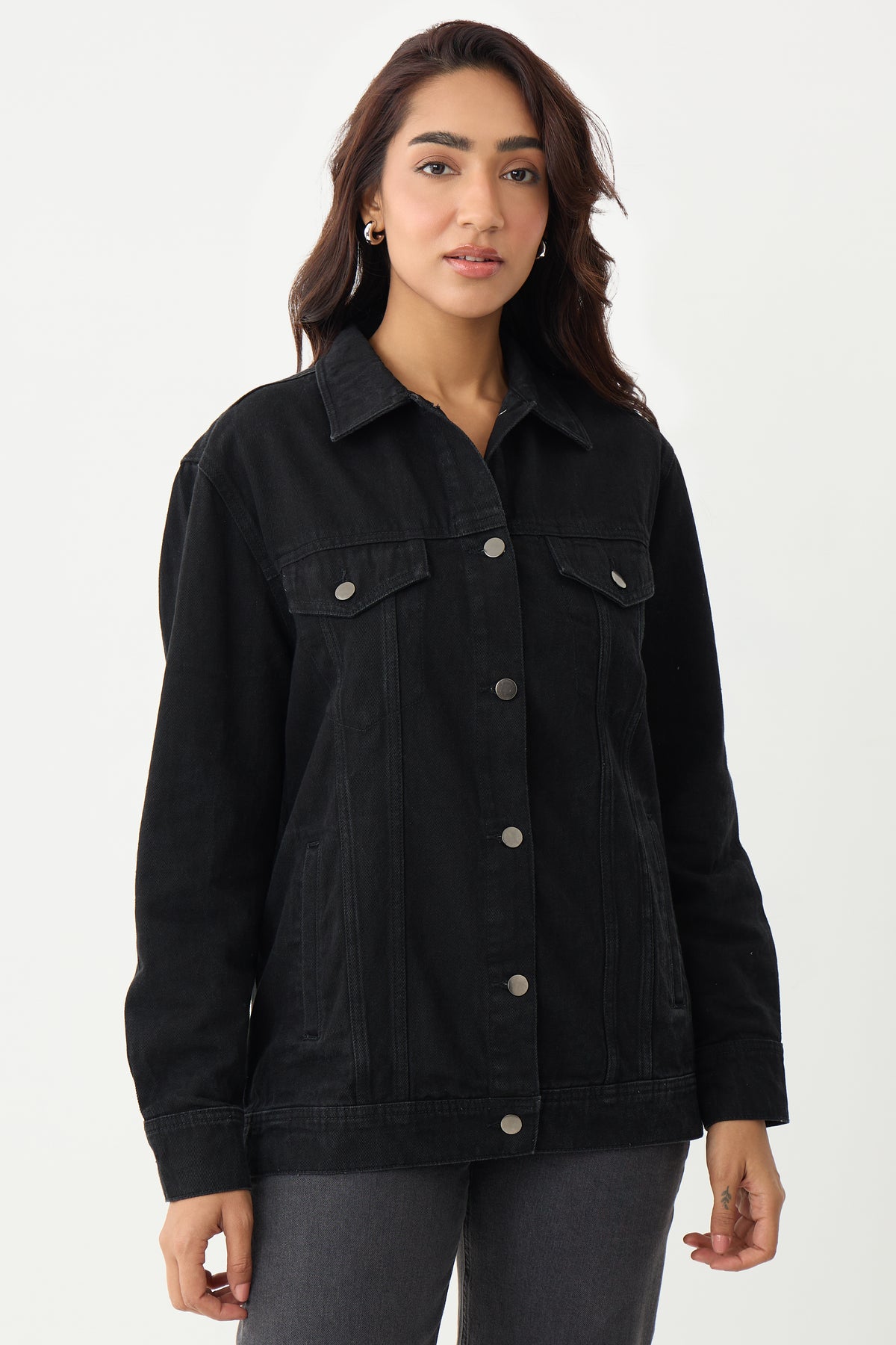 Femmella Black Denim Jacket