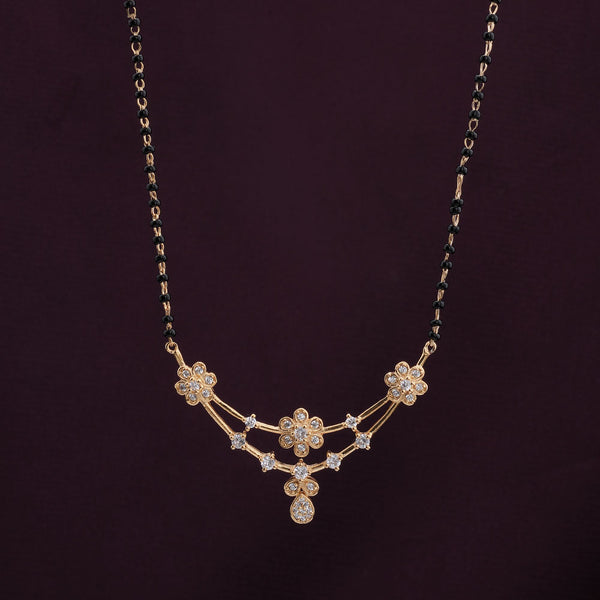 Floral Elegance Mangalsutra | 18K Gold Vermeil