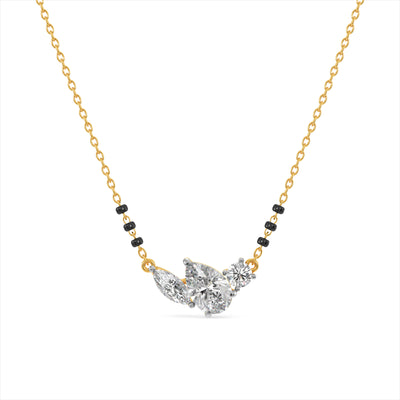 Amrita 9KT Diamond Mangalsutra