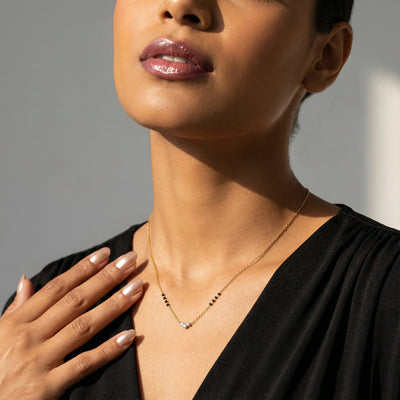 Trinity Grace 9KT Gold Lab Grown Diamond Mangalsutra