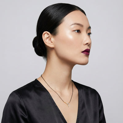 Timeless Vows 9KT Gold Lab Grown Diamond Mangalsutra